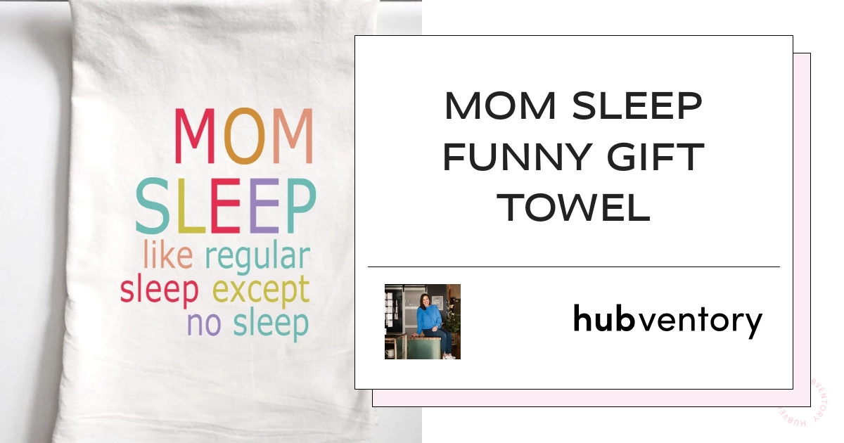 Mom Sleep Funny Gift Towel — She la la