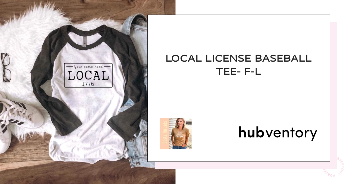 License Baseball Tee