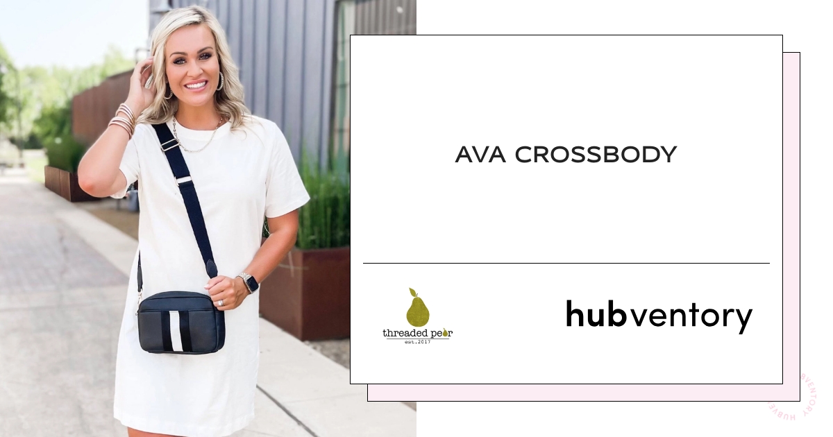 Ava Crossbody  Threaded Pear