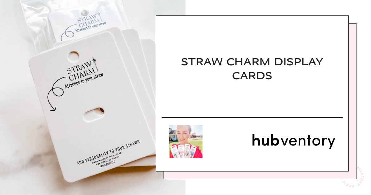 Straw Charm display cards – Wild Rose Affordable & Adorable