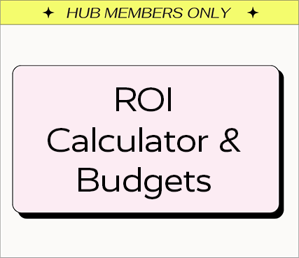 ROI calculator + budgets