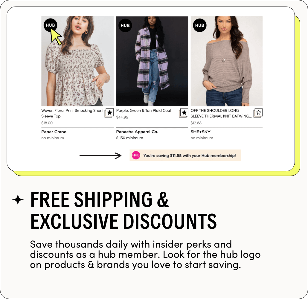 Free shipping & exclusive discounts